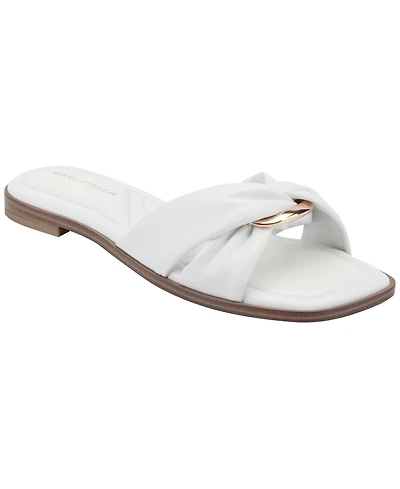 Marc Fisher Women's Fida Slip-On Flat Sandals