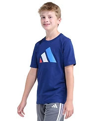 adidas Boys' 8-20 Crewneck Short-Sleeve T-Shirt