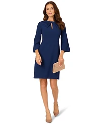 Adrianna Papell Women's Keyhole Neck Mini Dress