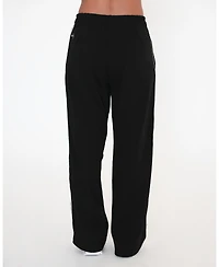 Rebody Active Women's Rugby Piping Relaxed Wide Leg Pant