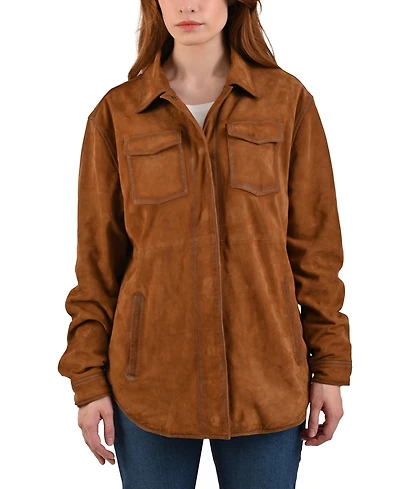 Frye Women's Goat Suede Jacket