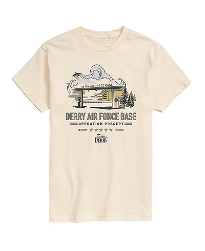 Airwaves Men's Welcome to Derry Air Force Short-Sleeve Graphic T-Shirt