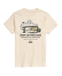 Airwaves Men's Welcome to Derry Air Force Short-Sleeve Graphic T-Shirt