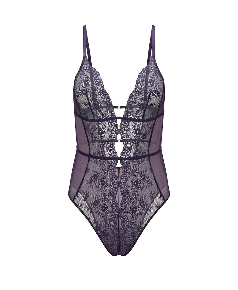 Adore Me Women's Crotchless Bodysuit Lingerie