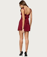 Edikted Women's Mazey Square Neck Mini Dress