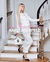 Karl Lagerfeld Paris Women's Straight Bow Pocket Pants