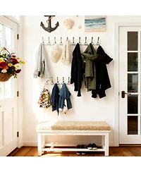 Yigii Wall Coat Rack 5 Hooks