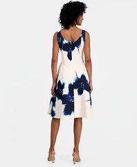 Robbie Bee Women's Scoop-Neck Sleeveless Party Dress