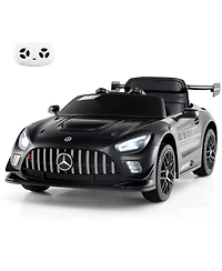 Mecale 12V Kids Ride-On Car Mercedes-amg GT3 Licensed with Adjustable Speed