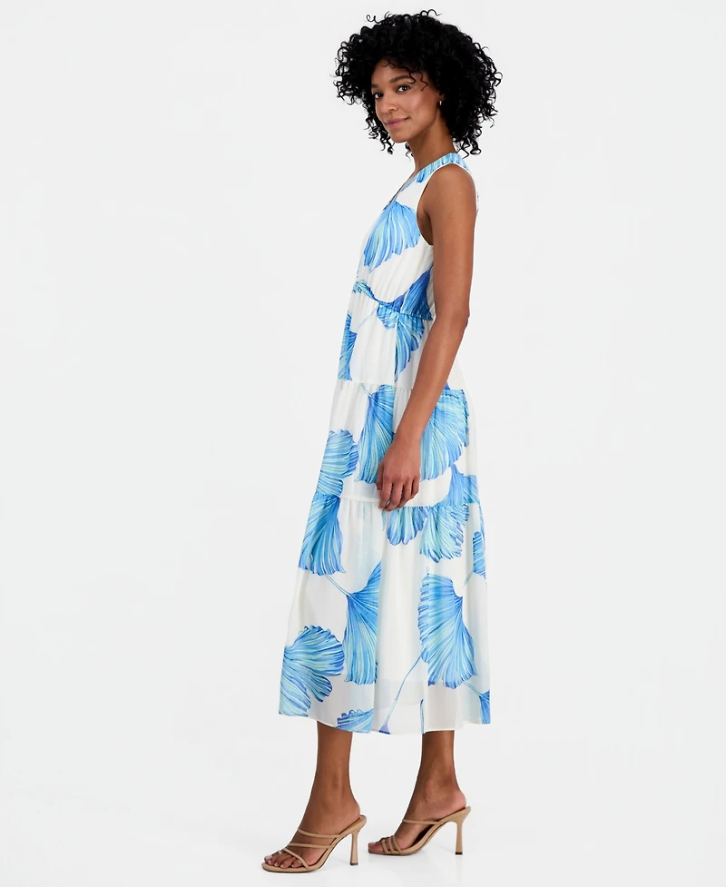 Robbie Bee Women's Tiered Maxi Dress