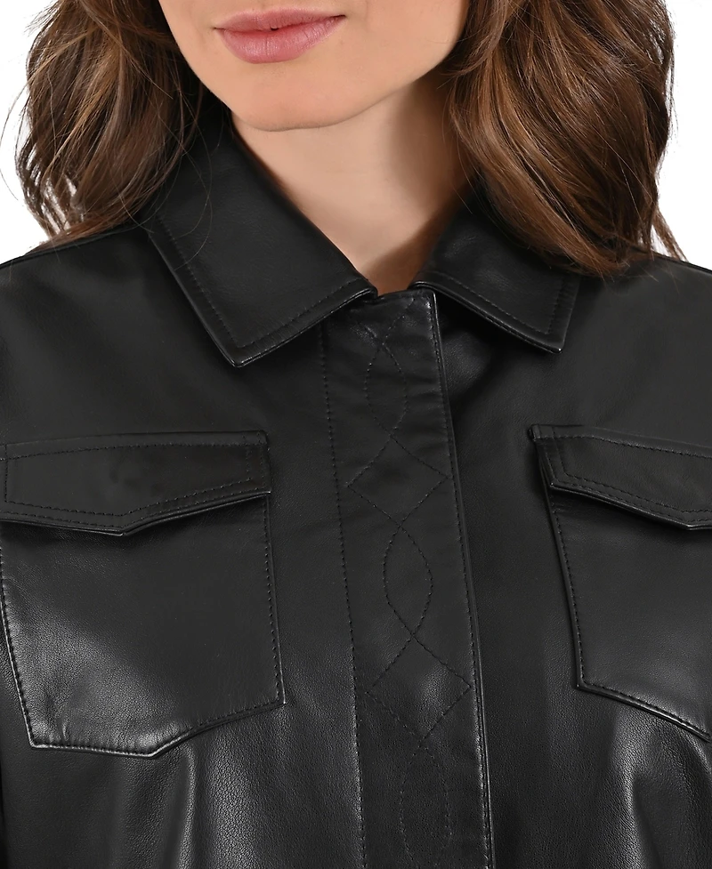 Frye Women's Lamb Leather Jacket