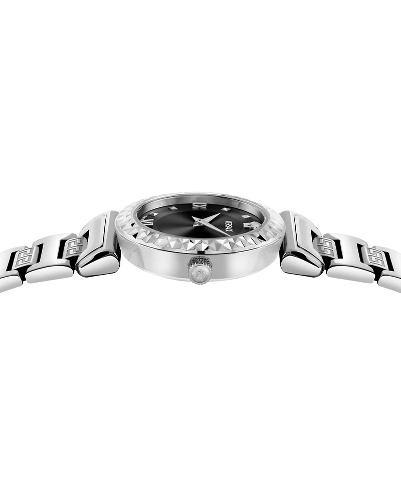 Versace Women's Mini Vanity Silver Stainless Steel Bracelet Watch