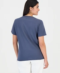 Grayson Threads, The Label Juniors' Peanuts Graphic Print Crewneck T-Shirt