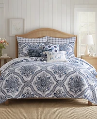 Levtex Home Lentana Reversible 3-Pc. Quilt Set, Full/Queen