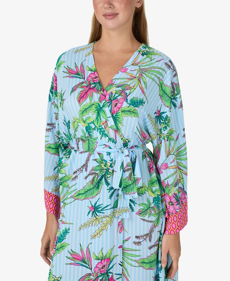 Sanctuary Women's Round Neck Long-Sleeve Robe