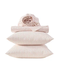 Marimekko Pikkuinen Unikko 200-Thread Count Cotton Percale 4-Pc. Sheet Set