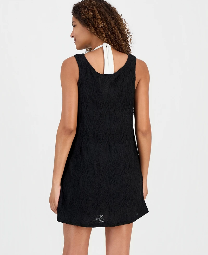 J Valdi Women's Ipanema Ring Tank Scoop Neck Swim Cover Up Dress