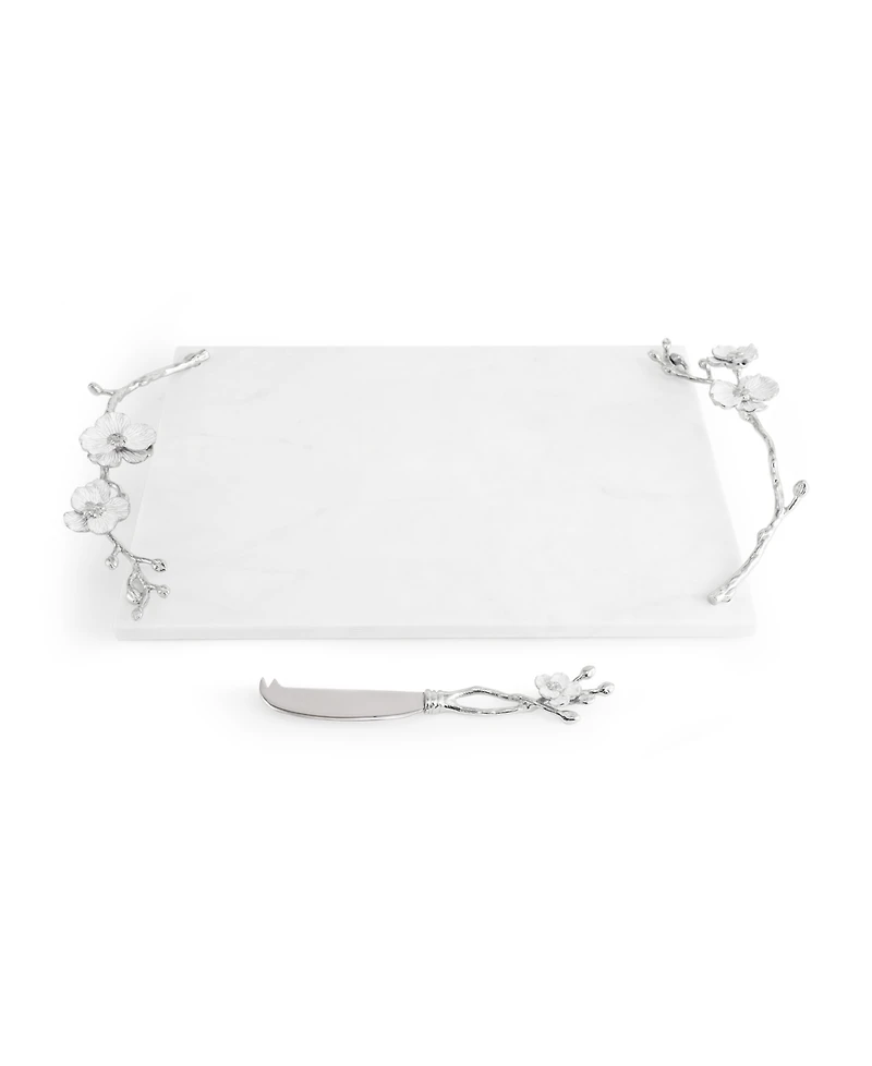 Michael Aram Orchid Cheeseboard and Knife, 2 Piece Set