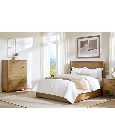 Nordic 3 Pc. King Panel Set (Bed, Chest & Nightstand)