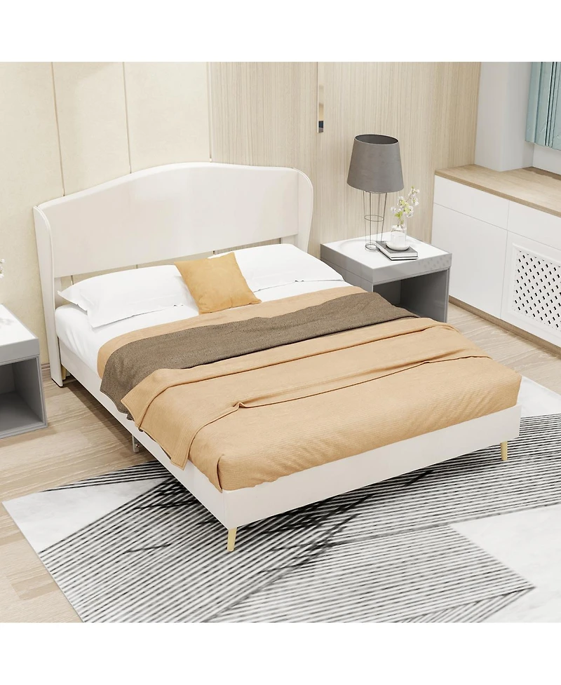 Streamdale Furniture Velvet Upholstered Bed - Full Size, Luxury & Comfort