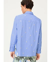 Olsen Women's Embellised Stripe Shirt