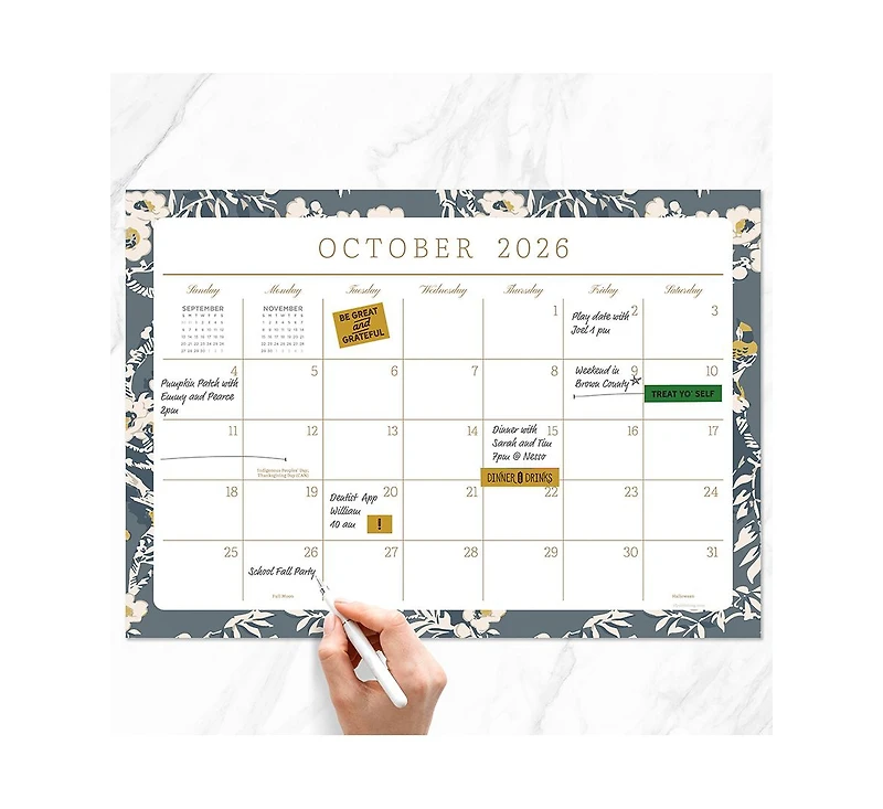 Tf Publishing Paper Goods July 2026 - June 2027 Artisan Legacy Medium Desk Pad Monthly Blotter Calendar