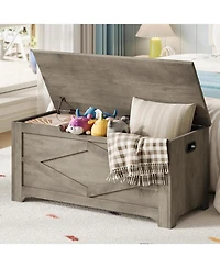gaomon 39.4" Wooden Storage Chest