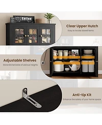 gaomon Pantry Cabinet with Charging Station