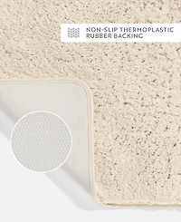 ienjoy Home Plush Absorbent Bath Mat, 34" x 21"