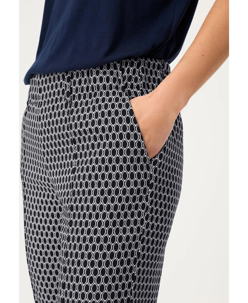 Olsen Women's Lisa FIt Geo Pull-On Pant