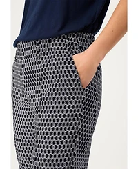 Olsen Women's Lisa FIt Geo Pull-On Pant