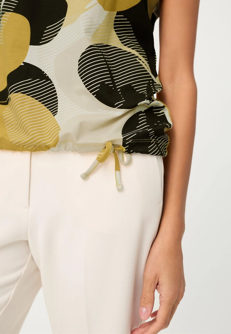 Olsen Women's Panneaux Print T-Shirt