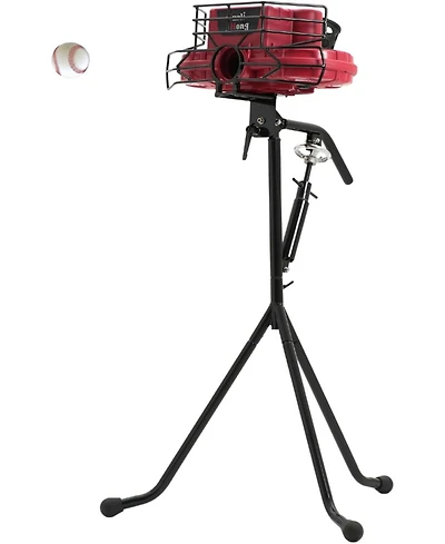 Furlihong High Speed Dual Wheel Baseball Pitching Machine with 30 to 95 Mph Adjustable Speed and Multi Pitch Capability