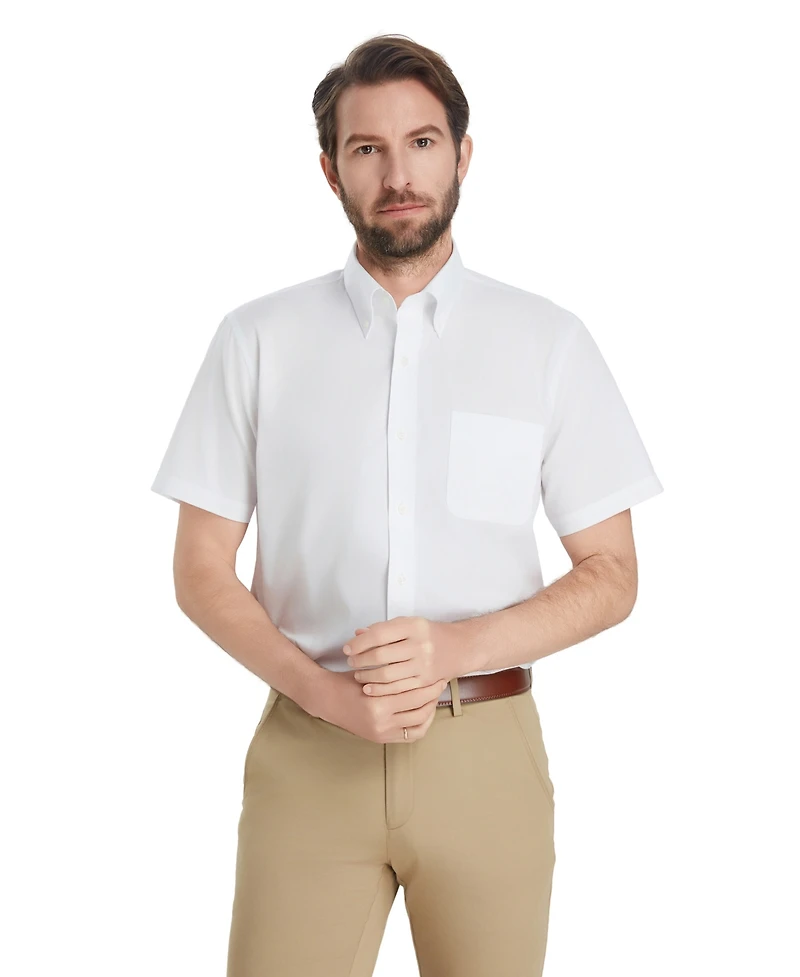 Club Room Men's Pinpoint Oxford Dress Shirt, Macy's Exclusive