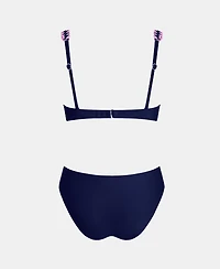 Cupshe Women's Sweetheart Neck Stitching Bikini Sets