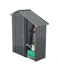 Streamdale Furniture Campcraft galvanized iron garden shed, waterproof, compact, easy assembly