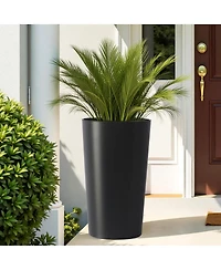 Streamdale Furniture 2 Pack 21.7" Tall Square Planters for Outdoor Plants