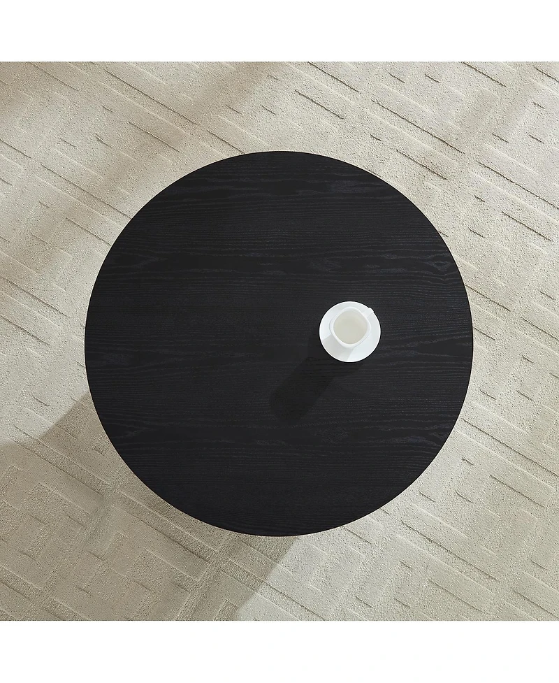 Streamdale Furniture Round Storage Coffee Table for Living Room Movie Nights & Snacks