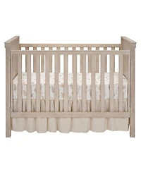 Lambs & Ivy Baby Signature Cotton/Linen Crib Skirt / Dust Ruffle