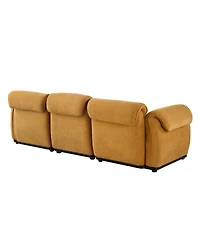 Streamdale Furniture Chenille Modular Sofa with Iron Frame