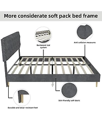 Streamdale Furniture Suede Soft Package Bed