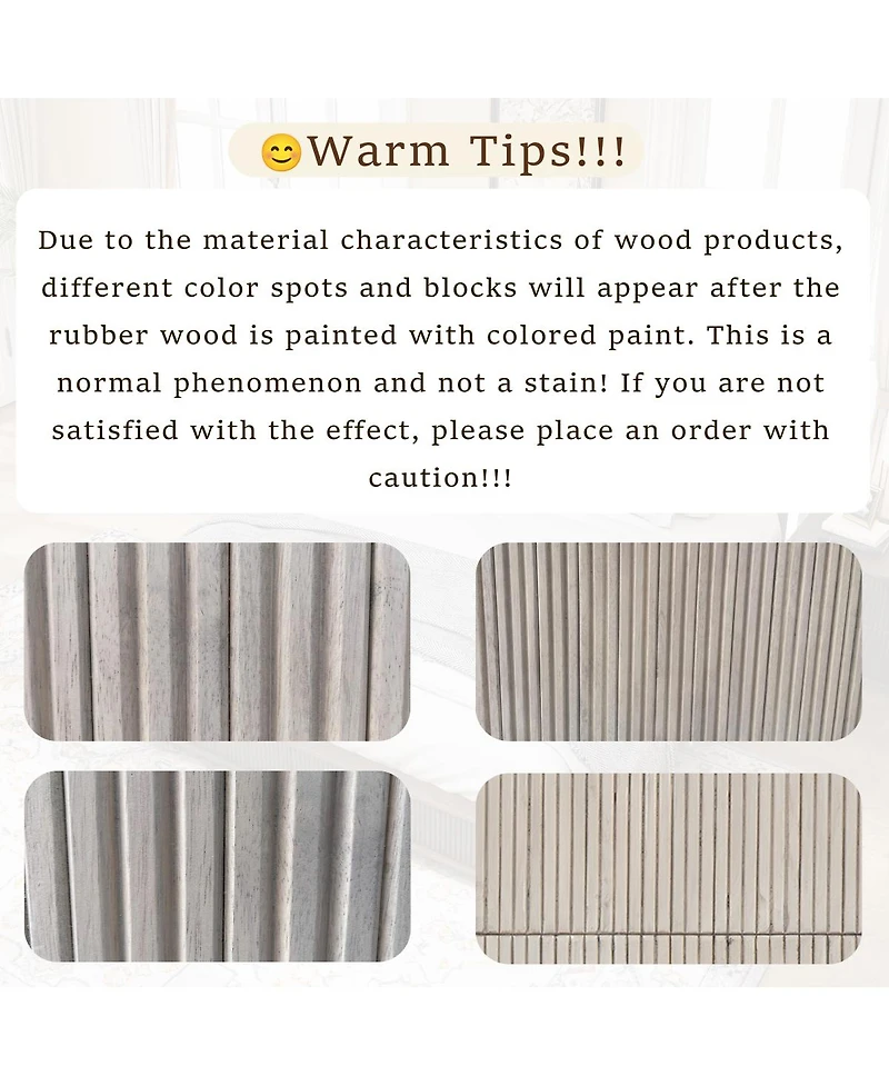 Streamdale Furniture Solid Wood Platform Bed Frame, No Box Spring Needed