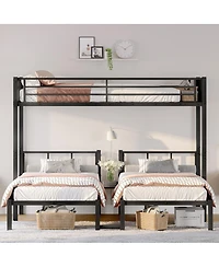 Streamdale Furniture over Metal Triple Bunk Bed