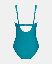 Cupshe Women's Scoop Neck Adjustable Straps One-Piece Swimsuit