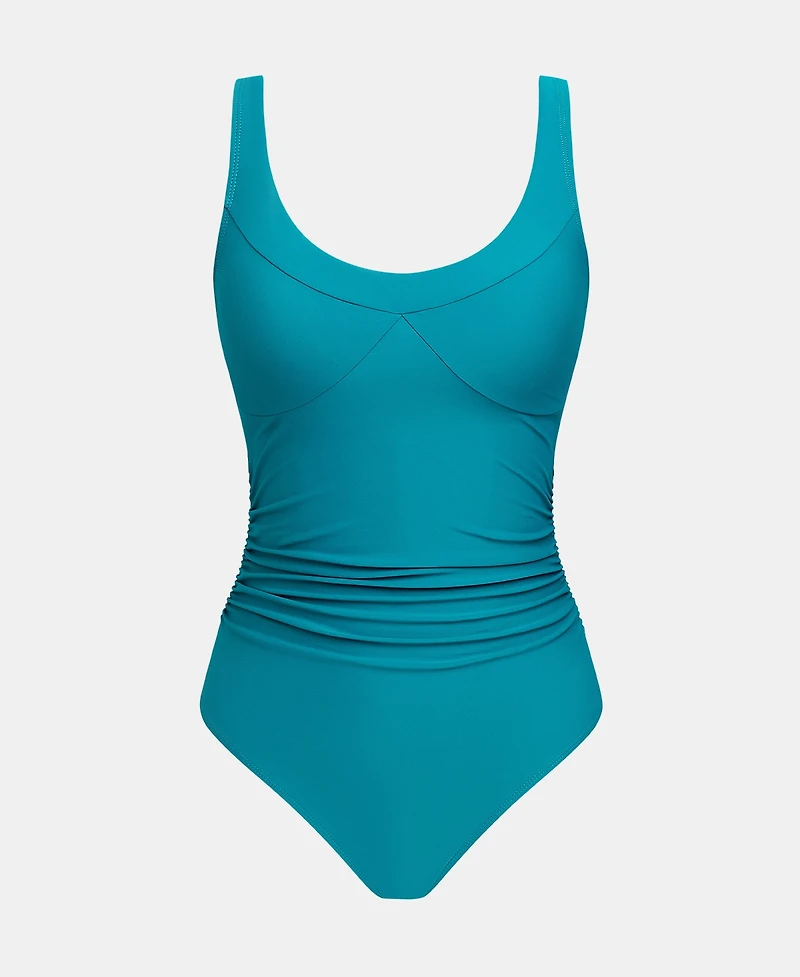 Cupshe Women's Scoop Neck Adjustable Straps One-Piece Swimsuit