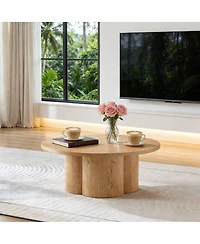 Streamdale Furniture Round Modern Coffee/Accent Table for Living Room/Office/Bedroom