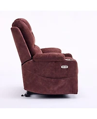 Streamdale Furniture Oversized Power Lift Recliner Massage Chair for Elderly