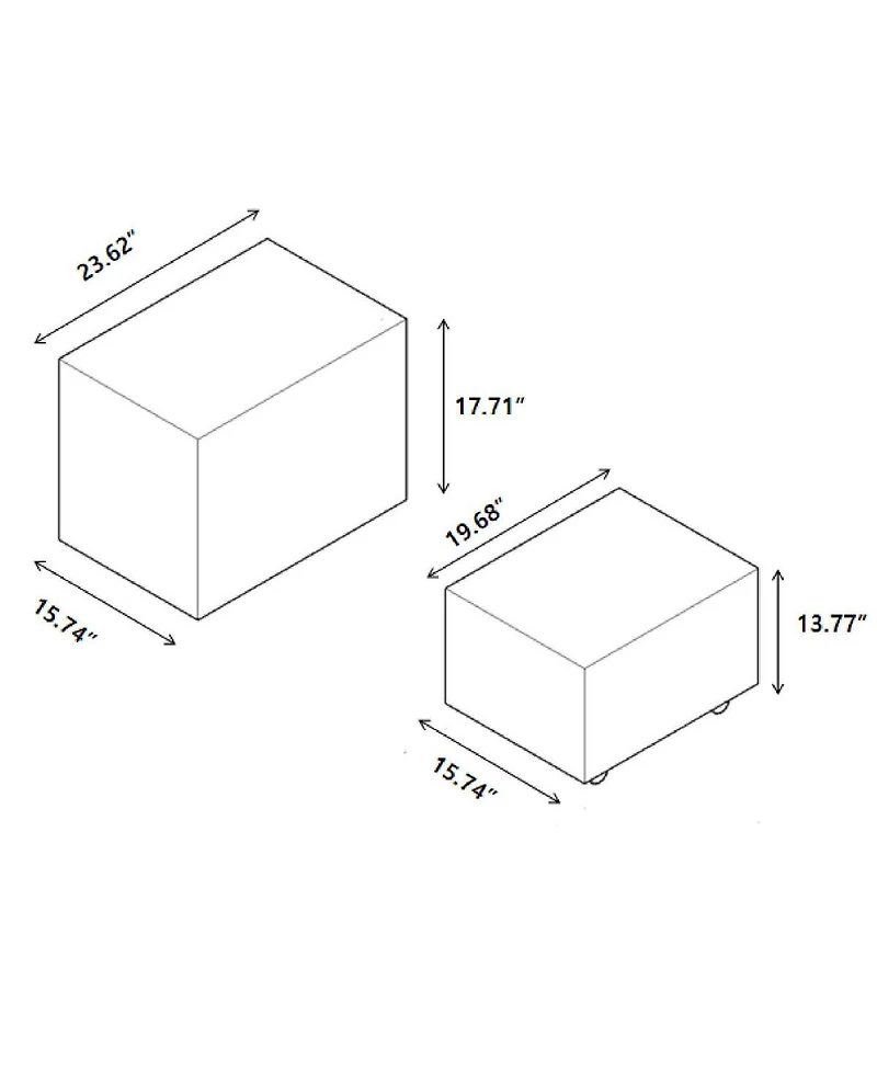 Streamdale Modern Brown Mdf Saddle Leather Table – Two Compact Sizes