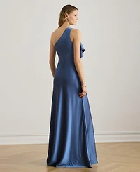 Lauren Ralph Women's Elzira One-Shoulder Ball Gown