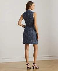 Lauren Ralph Women's Double-Breasted Sleeveless Notch Lapel Dress